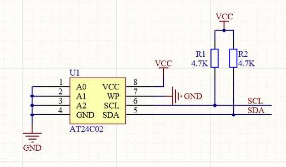 AT24C02为什么要接电阻,at24c02接上拉电阻 